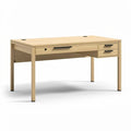 **Houten Bureau met Lades en Voorzieningen**